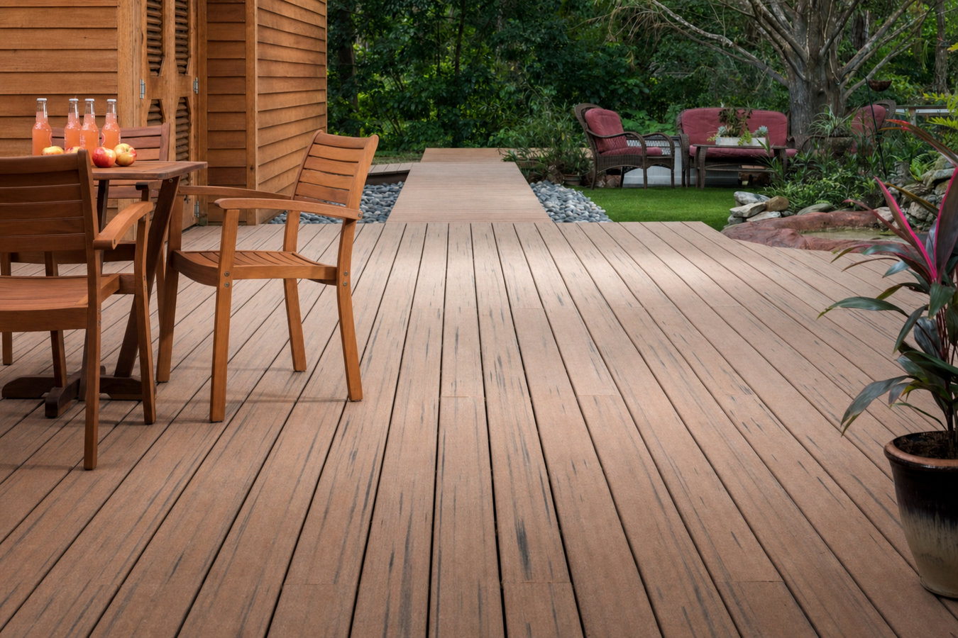 Composite deck installation in Tulare, CA