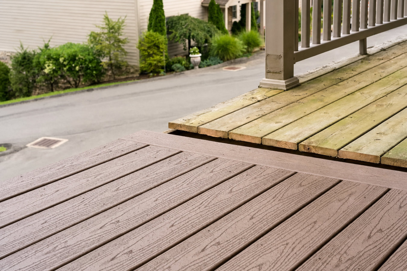 Trex deck installation in Tulare, CA